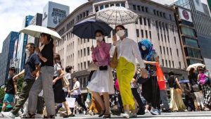 Ola de calor en Japón 