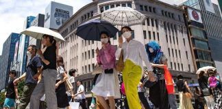 Ola de calor en Japón