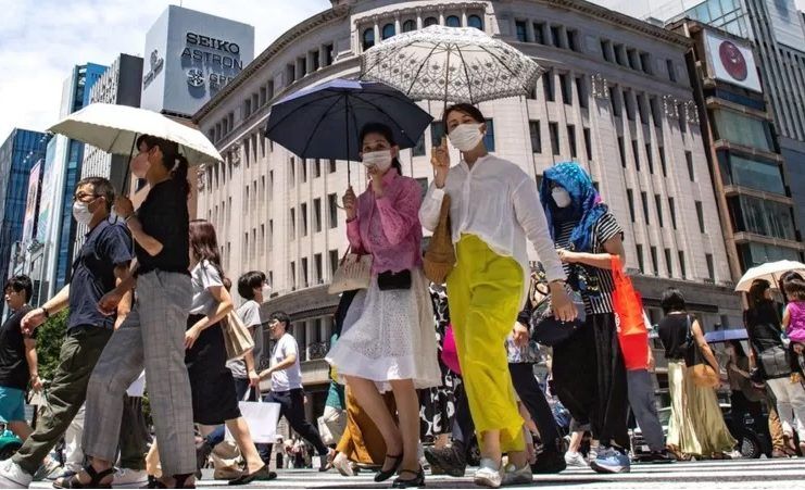 Ola de calor en Japón