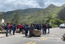 Paro en Alausí- Nizag