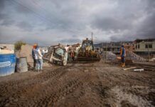 Los trabajos tienen un plazo de cinco meses y actualmente el avance de obra corresponde al 20%.