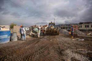 Los trabajos tienen un plazo de cinco meses y actualmente el avance de obra corresponde al 20%.