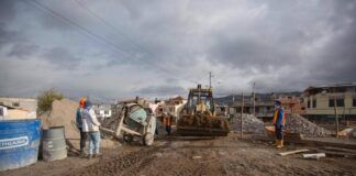 Los trabajos tienen un plazo de cinco meses y actualmente el avance de obra corresponde al 20%.