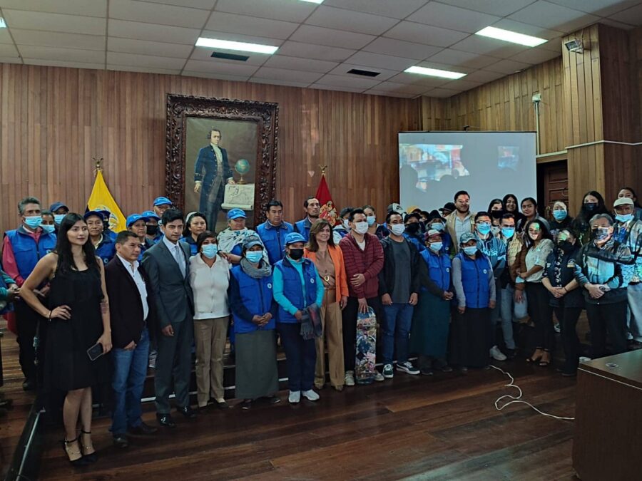 Grupos sociales y representantes de instituciones públicas y privadas fueron parte del evento de lanzamiento.   