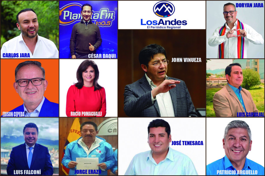 11 Candidatos para la alcaldía de Riobamba