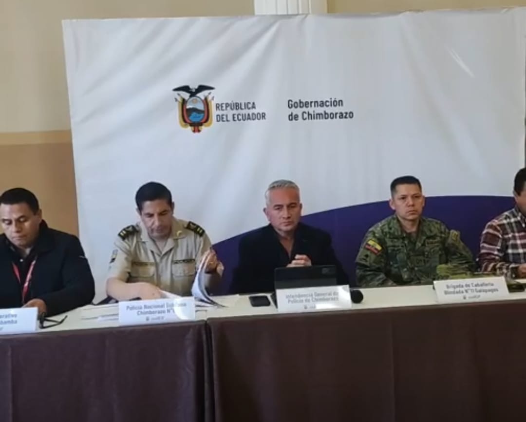The Emergency Plan was launched on the May 24 vacation in Chimborazo