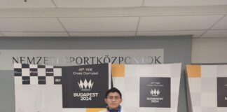 En las Olimpiadas de Ajedrez 2024, en Budapest, Hungría, Noboa se coronó campeón y se colgó la medalla de oro en la categoría C por equipos.
