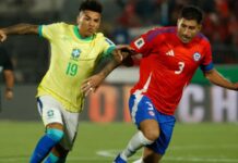 Brasil remonta y derrota a Chile 2-1