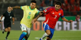 Brasil remonta y derrota a Chile 2-1