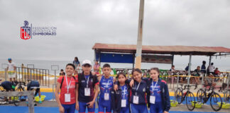La lesión de una de las competidoras, fue uno de las dificultades, aún así, los representantes de la provincia lograron ubicarse entre los seis primeros lugares en varias categorías, en una competencia que combinó natación, ciclismo y atletismo.