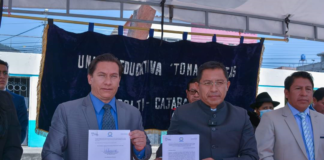 Colta avanza en infraestructura educativa para la Unidad Educativa Tomás Oleas