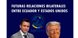 Tras conocerse la victoria de Donald Trump a la presidencia de los Estados Unidos y su regreso a la Casa Blanca. El presidente, Daniel Noboa y la cancillería ecuatoriana felicitaron al presidente republicano, mediante una publicación que hace énfasis en el futuro del continente, pero también expresa el deseo de mantener buenas relaciones bilaterales.