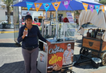 Olga Asqui Pilco, representante del Emprendimiento Gastronómico “LOS CHURRITOS DEL CHAVO”, nos contó su historia de vida y cuál ha sido el proceso de crecimiento del emprendimiento
