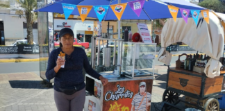 Olga Asqui Pilco, representante del Emprendimiento Gastronómico “LOS CHURRITOS DEL CHAVO”, nos contó su historia de vida y cuál ha sido el proceso de crecimiento del emprendimiento