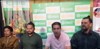 En una rueda de prensa realizada el viernes 27 de diciembre, el director de la Casa de la Cultura Núcleo de Pastaza y el reconocido artista plástico, Wagner Tello anunció oficialmente la convocatoria para el IV Festival de Danza Ancestral Hatun Apu Palati.