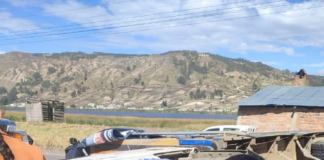 La tarde de jueves 12 de diciembre un accidente de tránsito en el cantón Colta, provincia de Chimborazo, dejó como saldo tres personas heridas.