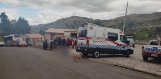 Una persona perdió la vida tras ser atropellada por un autobús de transporte público en el sector de Calerita Santa Rosa Alta, parroquia San Juan, cantón Riobamba.