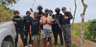 Perlaza fue rescatado tras un operativo de la UNASE