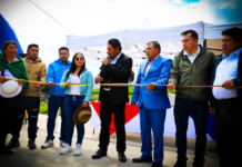 Este domingo 15 de diciembre, la Prefectura de Chimborazo, liderada por Hermel Tayupanda, inauguró el proyecto de mejoramiento y rehabilitación de la conducción principal del Sistema de Riego de la Asociación de Trabajadores Agrícolas La Delicia, en la parroquia San Juan, cantón Riobamba.