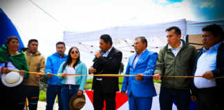 Este domingo 15 de diciembre, la Prefectura de Chimborazo, liderada por Hermel Tayupanda, inauguró el proyecto de mejoramiento y rehabilitación de la conducción principal del Sistema de Riego de la Asociación de Trabajadores Agrícolas La Delicia, en la parroquia San Juan, cantón Riobamba.