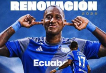 El experimentado delantero Jaime Ayoví, conocido como "La Yoya", continuará vistiendo la camiseta de Emelec tras renovar su contrato por una temporada más, poniendo fin a las especulaciones sobre una posible salida del club.