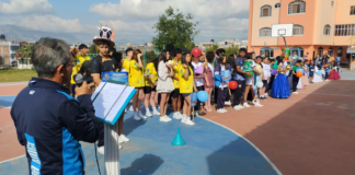 El viernes 13 de diciembre del 2024, a partir de las 08H00, la Unidad Educativa Particular “Leonardo Da Vinci”, realizó la inauguración de los “Juegos Deportivos Internes” en las canchas de la institución.