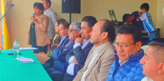 El pasado 27 de diciembre, las comunidades de Langos San Alfonso, Langos Chico, Langos San Miguel, Langos La Dolorosa y Mirador Alto se reunieron en Langos San Miguel de Guano para reafirmar su compromiso con la culminación del proyecto de rehabilitación de la vía Riobamba-Guano. 