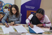 En un esfuerzo conjunto por mejorar la calidad de vida de los adultos mayores con discapacidad, el Distrito de Inclusión Económica y Social (MIES) Riobamba firmó este 17 de enero, un convenio de cooperación interinstitucional con la Fundación de Promoción y Desarrollo Social SINAÍ.