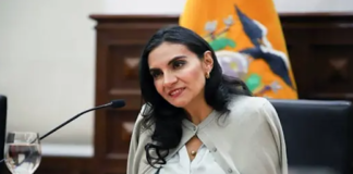 La vicepresidenta de República, Verónica Abad, arribó la mañana de este miércoles 29 de enero de 2025 al Complejo Judicial Norte, en Quito.