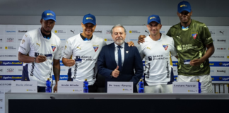 Liga Deportiva Universitaria (LDU) comienza la temporada 2025 con la ambición alcanzar el tricampeonato, el club presentó a sus cuatro refuerzos en una rueda de prensa encabezada por el presidente, Isaac Álvarez.