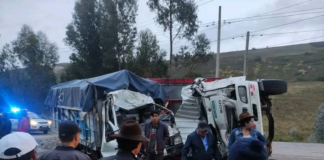 La mañana del sábado 18 de enero comenzó con un fuerte estruendo que sacudió a los habitantes del sector de la Y del Mirador, en la provincia de Chimborazo.