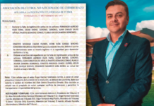 La Asociación de Fútbol No Amateur de Chimborazo (AFNACh) ha comunicado oficialmente la suspensión de varios miembros del directorio del Centro Deportivo Olmedo, incluyendo al presidente Fernando Flor.