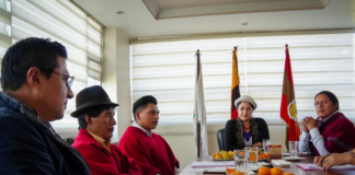 En una sesión extraordinaria del Mercado Mayorista de Ambato, la alcaldesa Diana Caiza logró la aprobación unánime del convenio con el Ministerio de Inclusión Económica y Social (MIES).