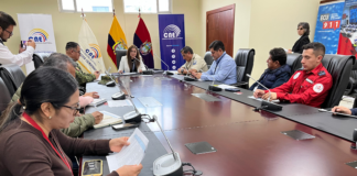 En la Sala de Crisis del Servicio Integrado de Seguridad ECU 911 Riobamba, se llevó a cabo este 7 de enero, la segunda reunión técnica de la Mesa de Seguridad Electoral en Chimborazo.