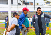 El pasado viernes 17 de enero realizó una inspección en el Estadio Olímpico Fernando Guerrero Guerrero, siendo la primera visita técnica destinada a supervisar los avances del convenio establecido entre la Federación Deportiva de Chimborazo y el Mushuc Runa Sporting Club.