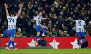 El Brighton & Hove Albion comenzó con fuerza su participación en la FA Cup, sellando su pase a la cuarta ronda tras una contundente victoria 4-0 sobre el Norwich City.