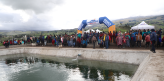 Con el propósito de reforzar la infraestructura agrícola en la provincia, el Prefecto de Chimborazo, dio inicio a un importante proyecto el pasado 22 de febrero, la inauguración de un moderno tanque reservorio en la comunidad de Calshi, ubicada en la parroquia San Andrés del cantón Guano.