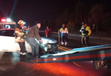 La noche del 2 de febrero en la carretera Riobamba-Ambato se vio interrumpida por el estruendo de un accidente que dejó a los conductores y transeúntes en estado de alerta.