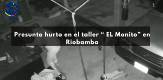 Ningún negocio está a salvo en Riobamba, en esta ocasión la presunta víctima fue Carlos T. (fuente protegida) propietario del taller “El monito” ubicado en las calles Chile y Uruguay a donde sobre las 15H00 del lunes 17 de febrero ingresaron 3 desconocidos para cometer esta aparente fechoría.