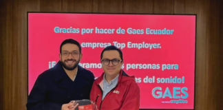 GAES, una marca de Amplifon y líder mundial en servicios y soluciones en cuidado auditivo, ha sido reconocida como ‘Top Employer’ por quinto año consecutivo por sus buenas prácticas en gestión de recursos humanos.