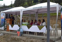 En la Urbanización Eudoro Flores, en un paso más hacia la consolidación del proyecto de viviendas de interés social, el alcalde Frantz Joseph, acompañado del Cuerpo Edilicio y el Equipo Técnico del GAD Municipal del cantón Chunchi