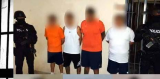 Un grupo de diez presuntos integrantes de la organización criminal "Los Lobos", que operaba en la provincia de Tungurahua y otras provincias fueron procesados por delincuencia organizada y permanecerán en prisión preventiva.