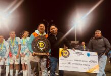 ¡FUE PALIZA¡, no fue uno, ni fueron 2, fueron 8, los goles que marcó Dental Life a Los de Nadie en la gran final del torneo de Bellavista. El enfrentamiento entre ambos equipos estuvo lleno de emoción y adrenalina, cautivando aproximadamente, 200 espectadores que, entre barras y aplausos, no dejaron de apoyar a sus equipos, el resultado final fue 8 a 1.