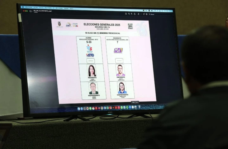 Este viernes 7 de marzo, se llevó a cabo la validación oficial de la papeleta electoral para la Segunda Vuelta de las Elecciones Generales 2025, con la presencia de los delegados de las organizaciones políticas Alianza Revolución Ciudadana – Movimiento Renovación Total (RC-RETO) y Movimiento Acción Democrática Nacional (ADN).