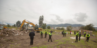 El Municipio de Riobamba llevó a cabo este martes 11 de marzo de 2025 la toma de posesión de un terreno en la parroquia Calpi, destinado a la ampliación del Cementerio de Calpi.