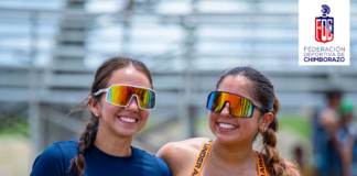 Las deportistas chimboracenses Daniela Barreno y Valentina Valenzuela participaron en el Open de Vóley Playa organizado por el Municipio de Manta, evento realizado en la Playa El Murciélago. Con un rendimiento sobresaliente, lograron ubicarse en el podio de la categoría juvenil y alcanzar una meritoria posición en la categoría Open.