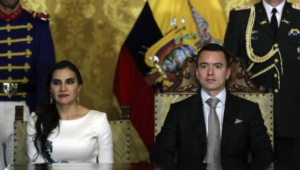 El presidente Daniel Noboa afirmó este 18 de marzo, que en los chats del 'Caso Ligados' se evidenciarían presuntos vínculos entre la vicepresidenta Verónica Abad y el movimiento Revolución Ciudadana.