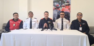 Mediante una rueda de prensa, este 10 de marzo, Orlando Vallejo, jefe del Cuerpo de Bomberos Riobamba, junto a varios miembros del CBR, dio a conocer sobre los talleres de capacitación de prevención de incendios y detalló sobre una serie de maquetas educativas, con el objetivo de capacitar a la ciudadanía.