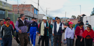El 17 de marzo, en su constante compromiso con el bienestar y desarrollo de la población, el Prefecto de Chimborazo, Hermel Tayupanda, llevó a cabo un recorrido por los barrios periféricos del norte de Riobamba