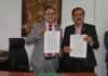 En un esfuerzo conjunto por fortalecer el desarrollo sostenible y el bienestar de la ciudadanía, el Gobierno Autónomo Descentralizado de San Miguel de Bolívar y la Universidad Estatal de Bolívar firmaron hoy un importante Convenio Interinstitucional.